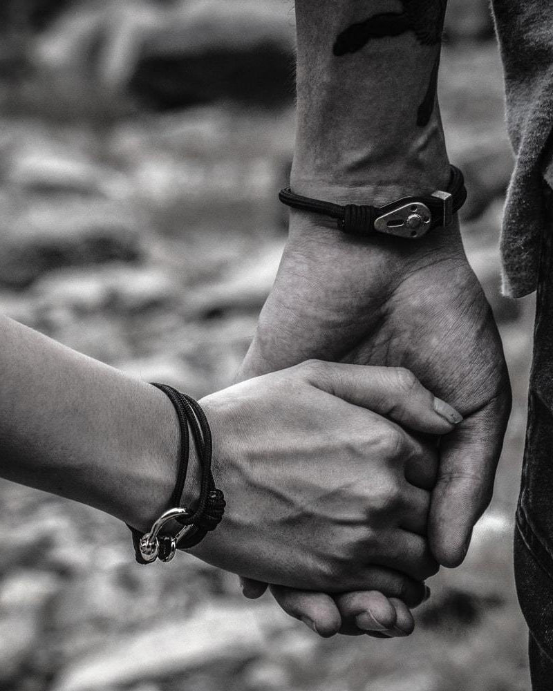 Kalymnos / Black Solid Gold Bracelet