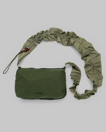Bottle Sacoche Large / Deep Forest / Light / Scrunchie Pocket Wrist / Moss