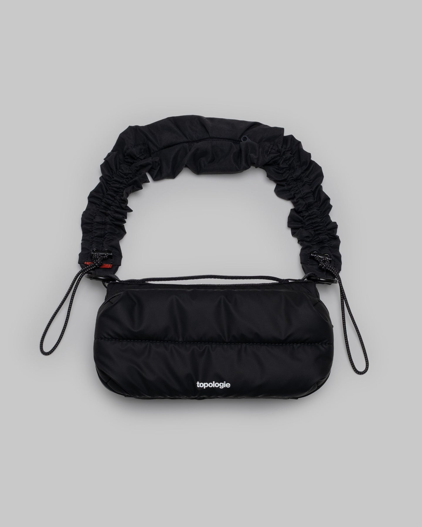 Bottle Sacoche Medium / Black / Puffer / Scrunchie Pocket Wrist / Black