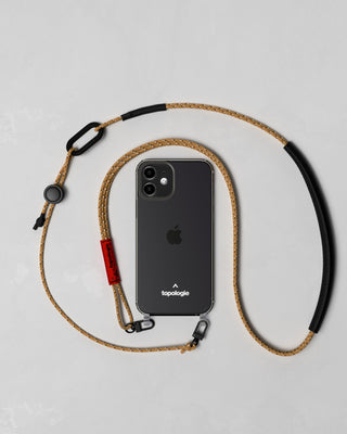Verdon Phone Case / Clear / 3.0mm Tricord / Khaki Patterned