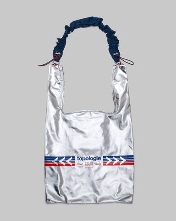 Konbini Bag / Satellite / Metallic / Scrunchie Pocket Wrist / Marine Blue