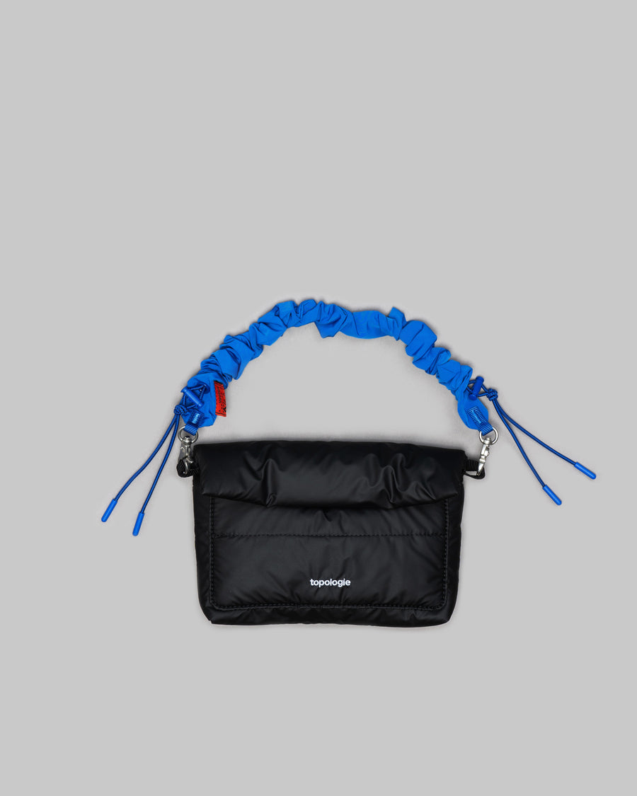 Musette Small / Puffer / Black  / Bungee Wrist Strap Future Blue