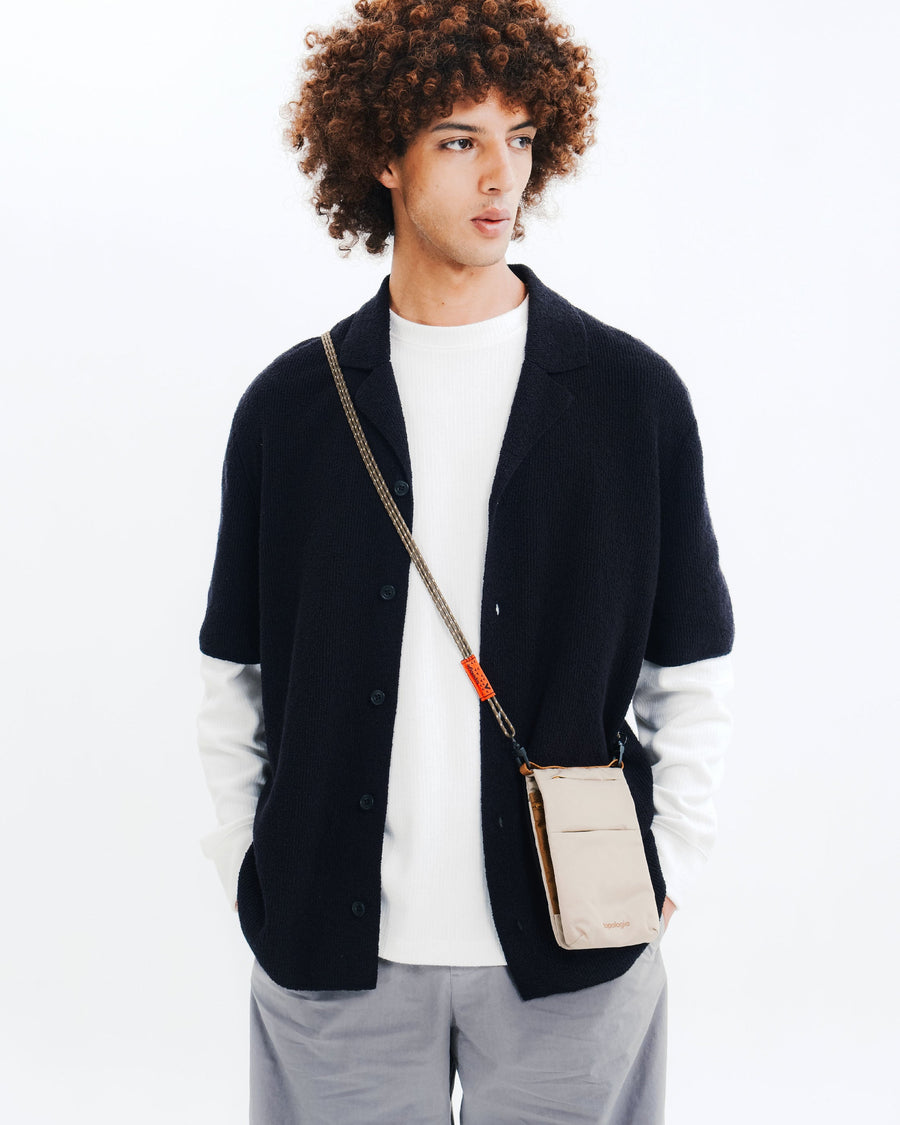 Phone Sacoche / Moss (Papery) / Utility Sling / Khaki