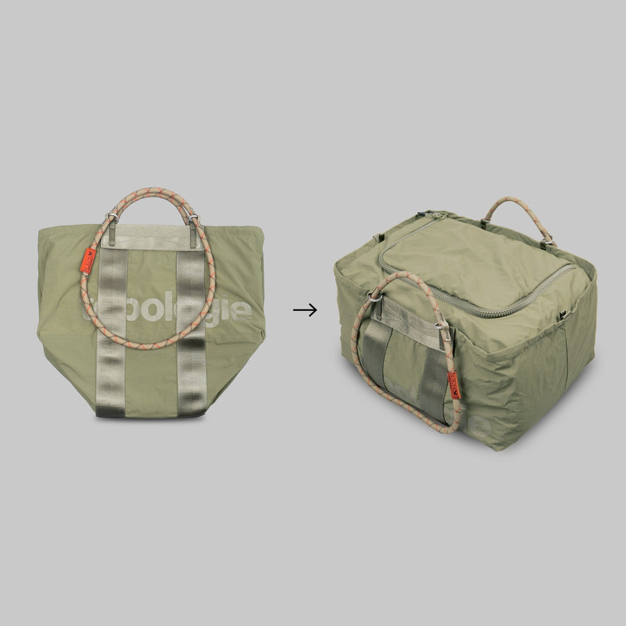 Summit Duffle Small / Moss (Papery) / 10mm Rope Loop / Olive Camouflage