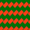 Orange Green Stripe