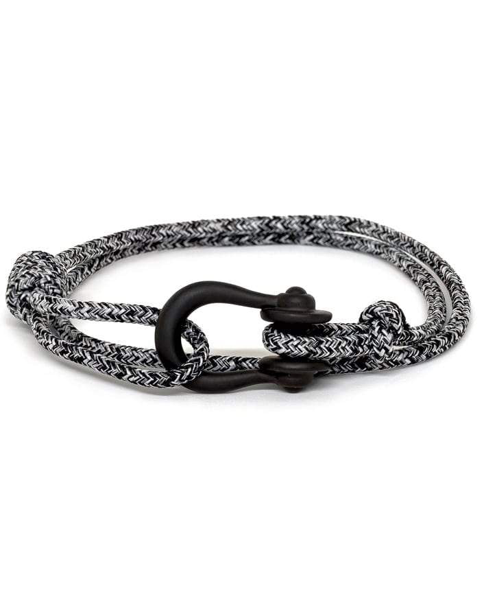 Kalymnos / Black Melange Matte Bracelet