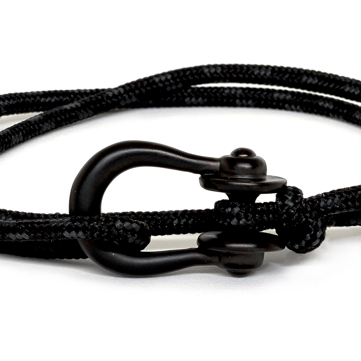 Kalymnos / Black Patterned / Matte Black