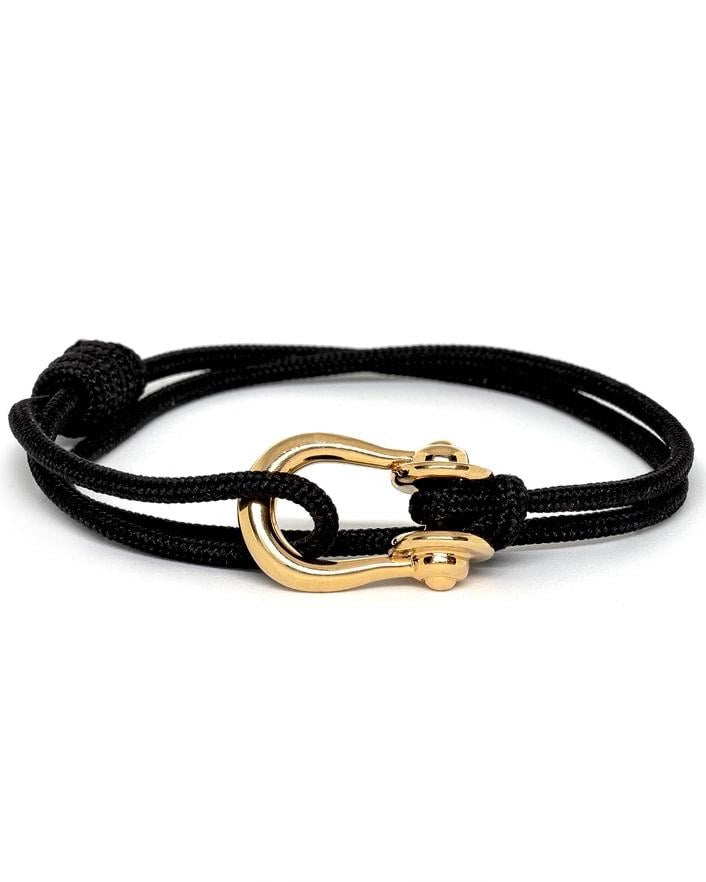 Kalymnos / Black Solid Gold Bracelet