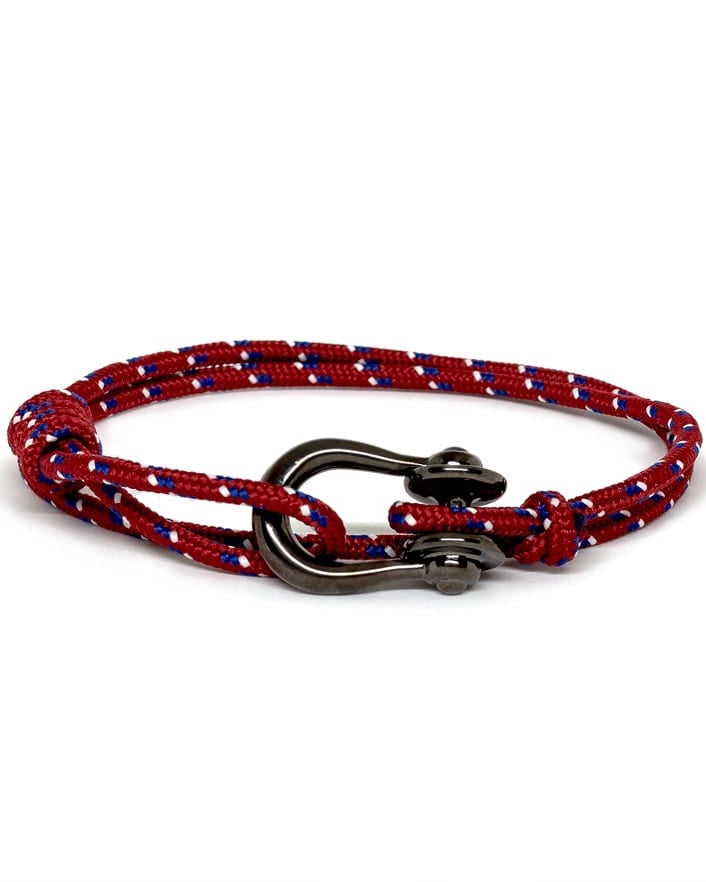 Kalymnos / Red Patterned / Chrome Black