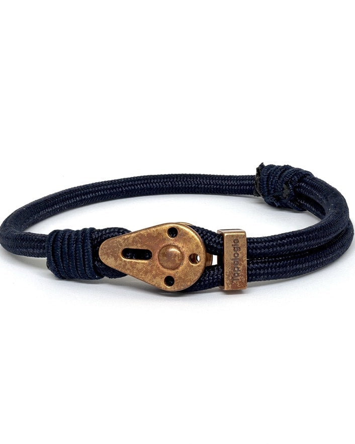Yosemite / Navy Solid / Raw Brass