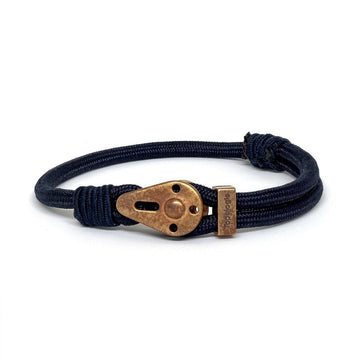 Yosemite / Navy Solid / Raw Brass