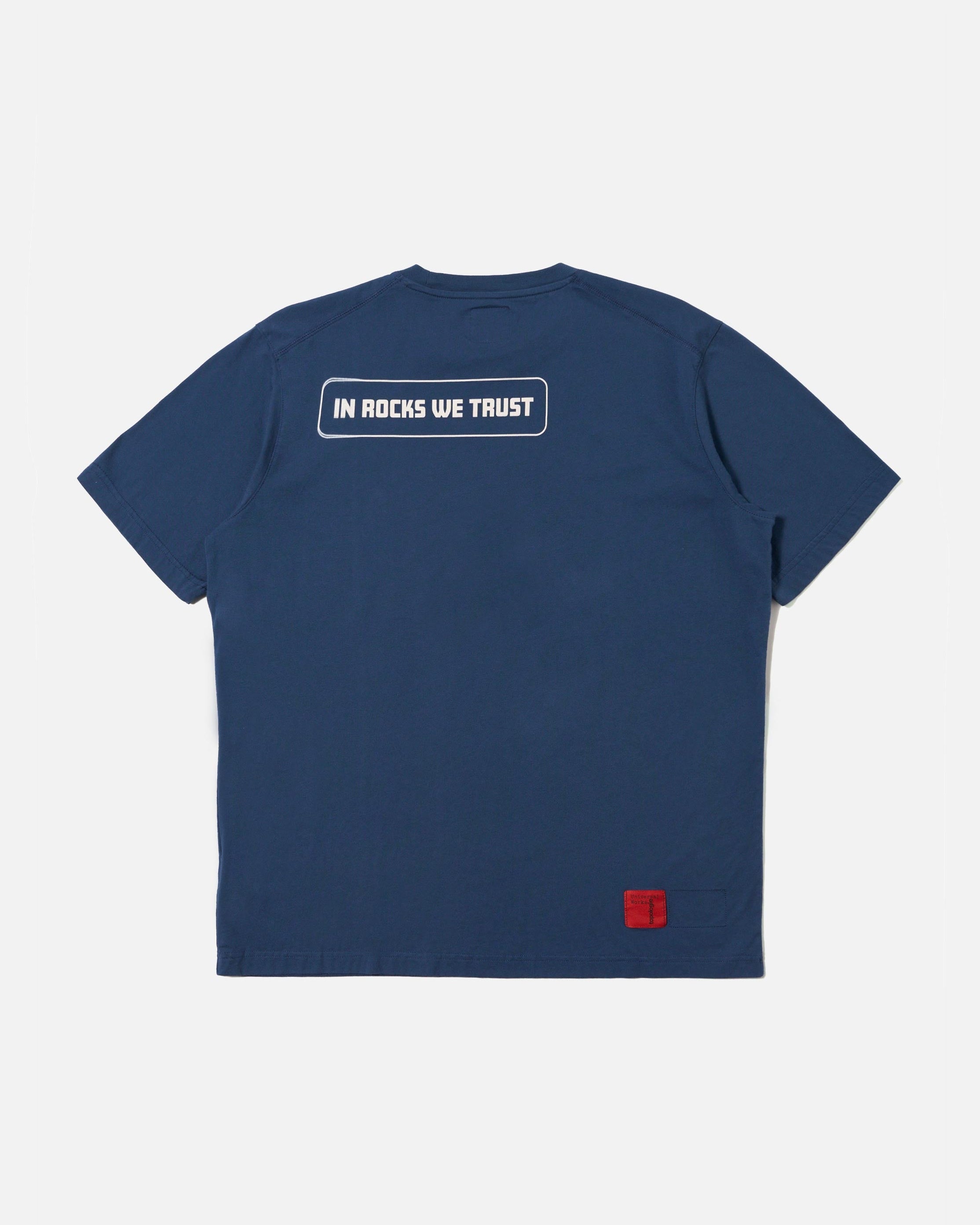 Topologie X Universal Works Print Tee / Navy