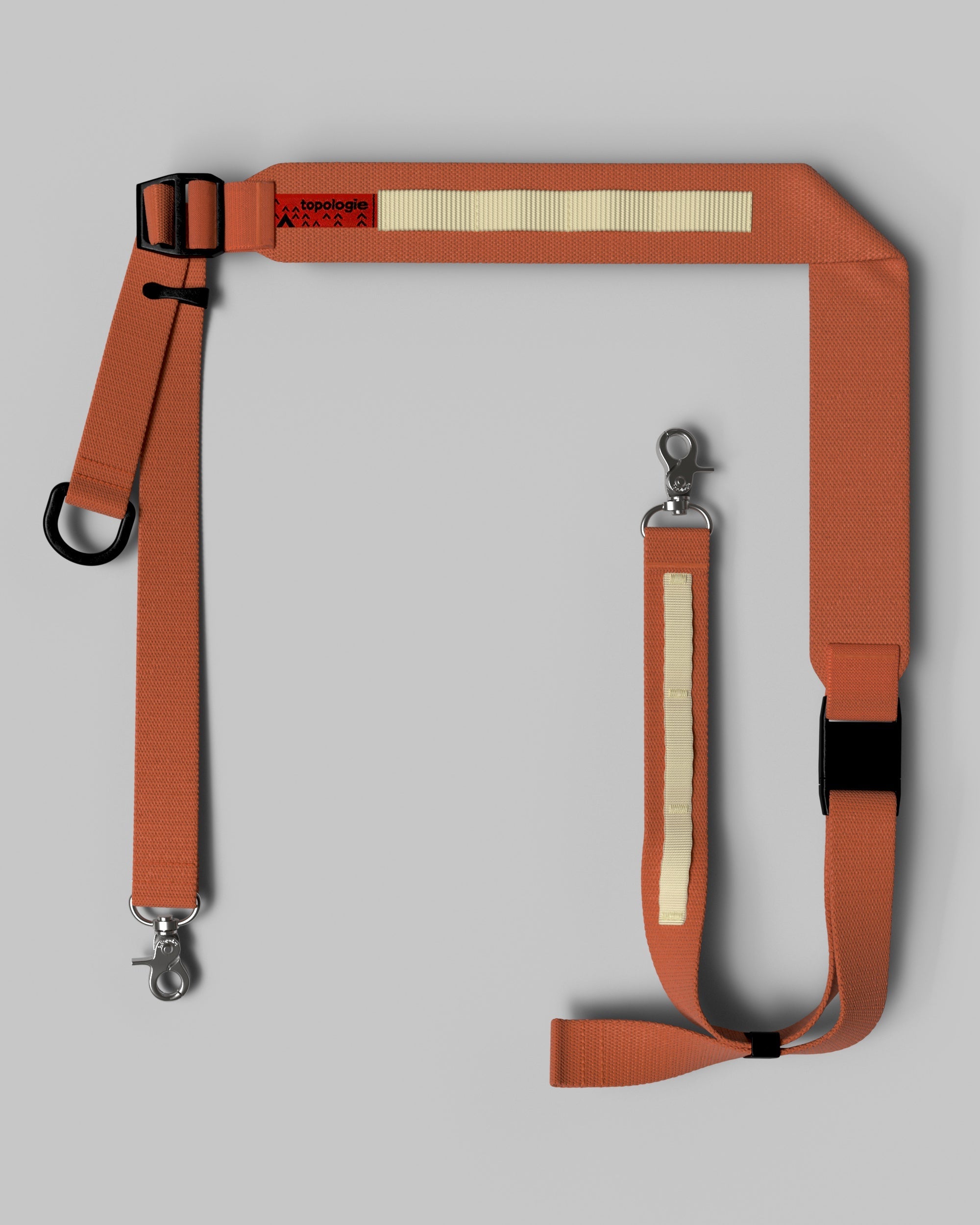 Lara＊Topologie UTILITY ブラック&ストラップグレー Utility Sling