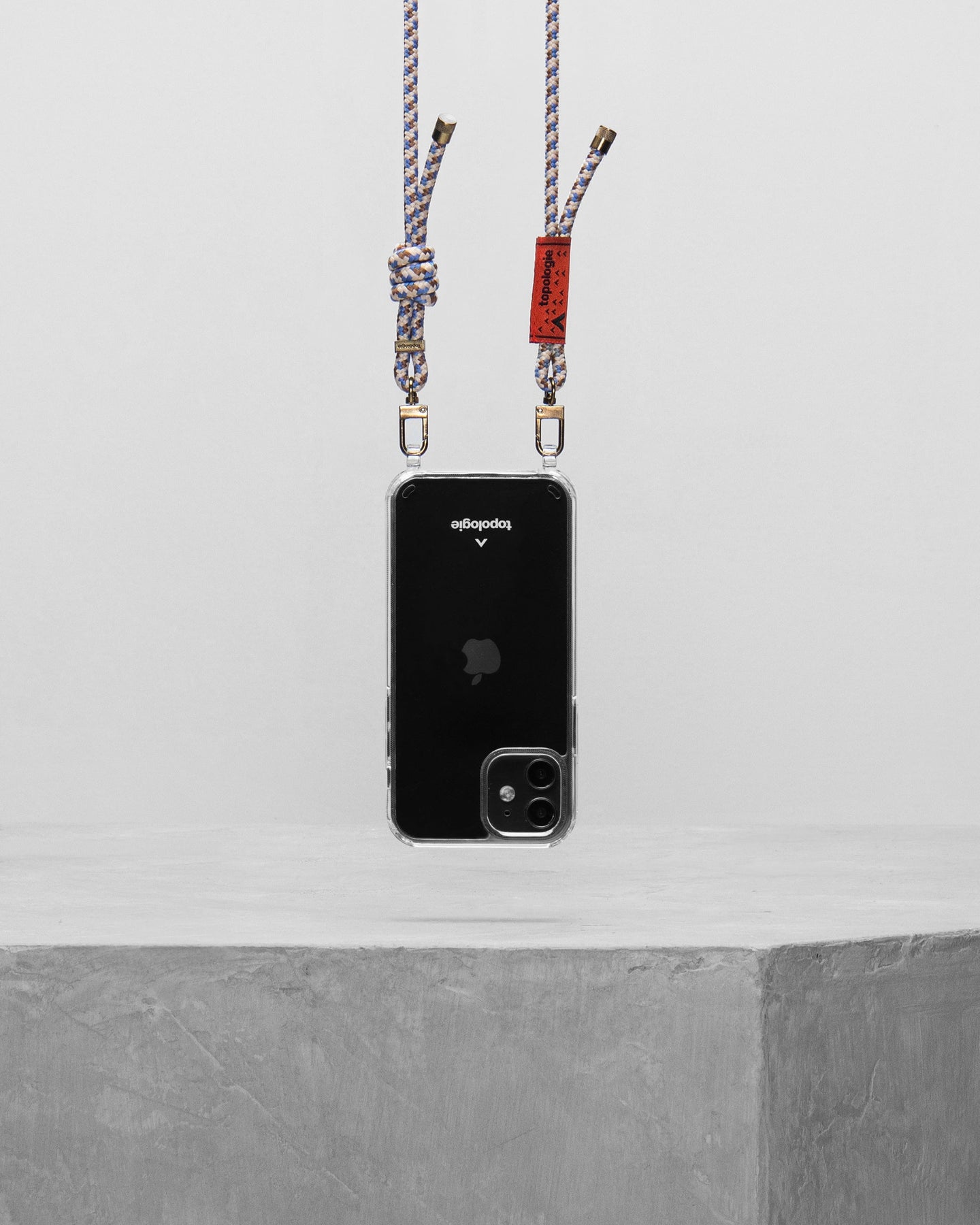 Verdon Phone Case / Clear / 6.0mm Rope / Beige Purple
