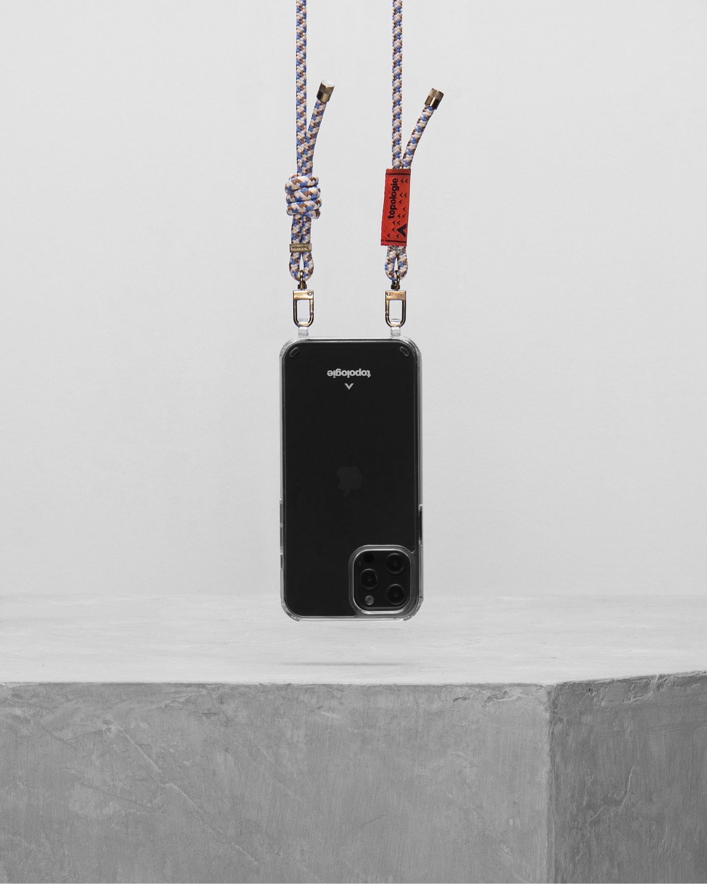 Verdon Phone Case / Clear / 6.0mm Rope / Beige Purple