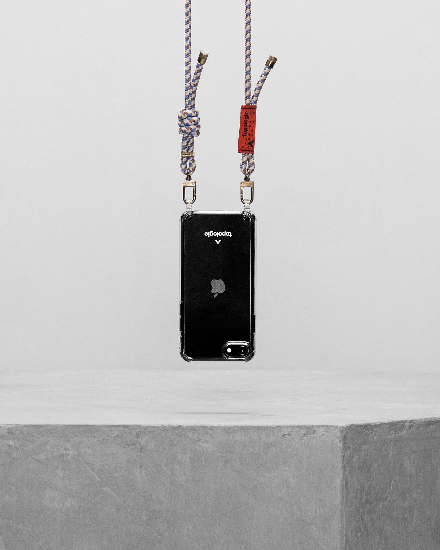 Verdon Phone Case / Clear / 6.0mm Rope / Beige Purple