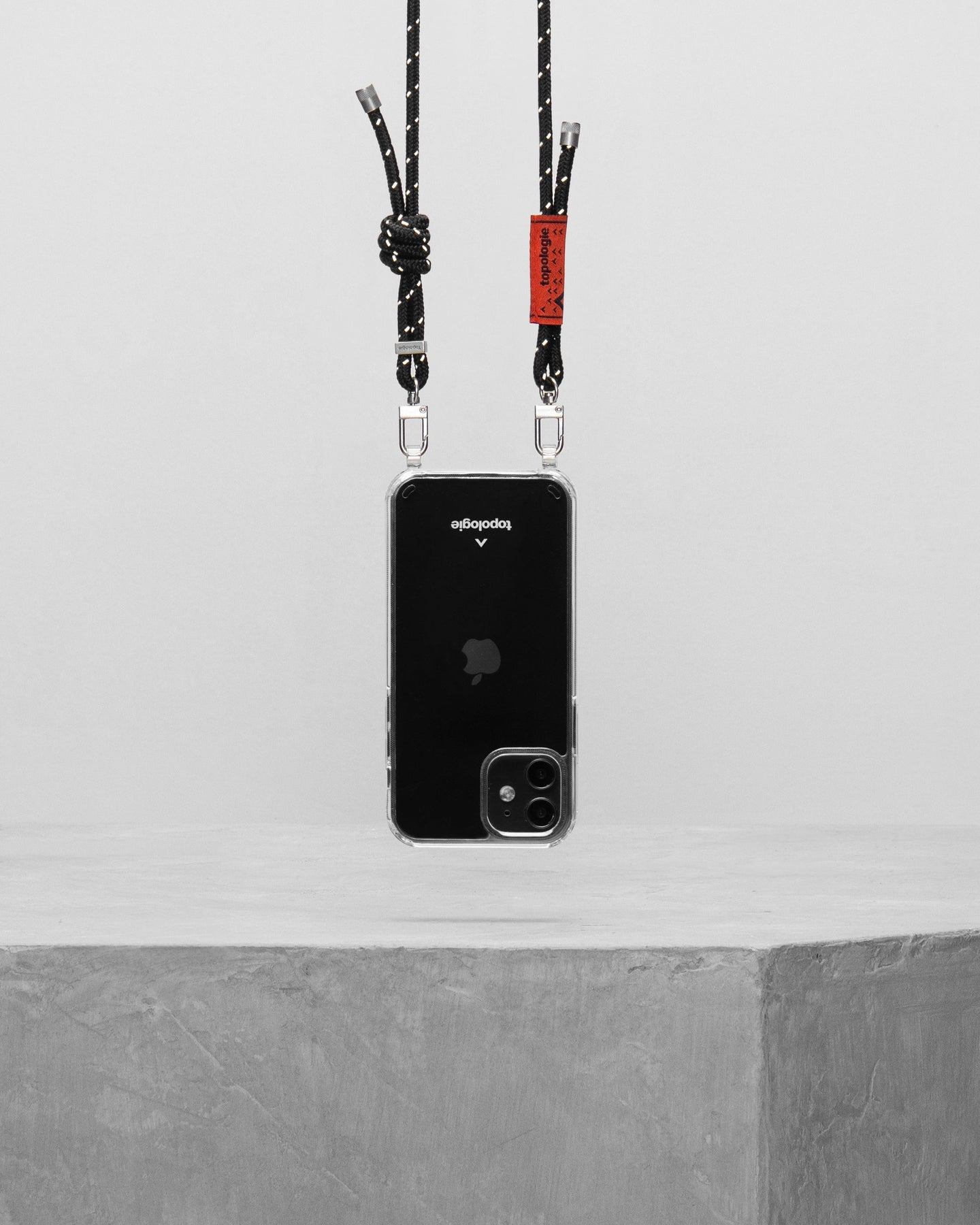 Verdon Phone Case / Clear / 6.0mm Rope / Black Reflective