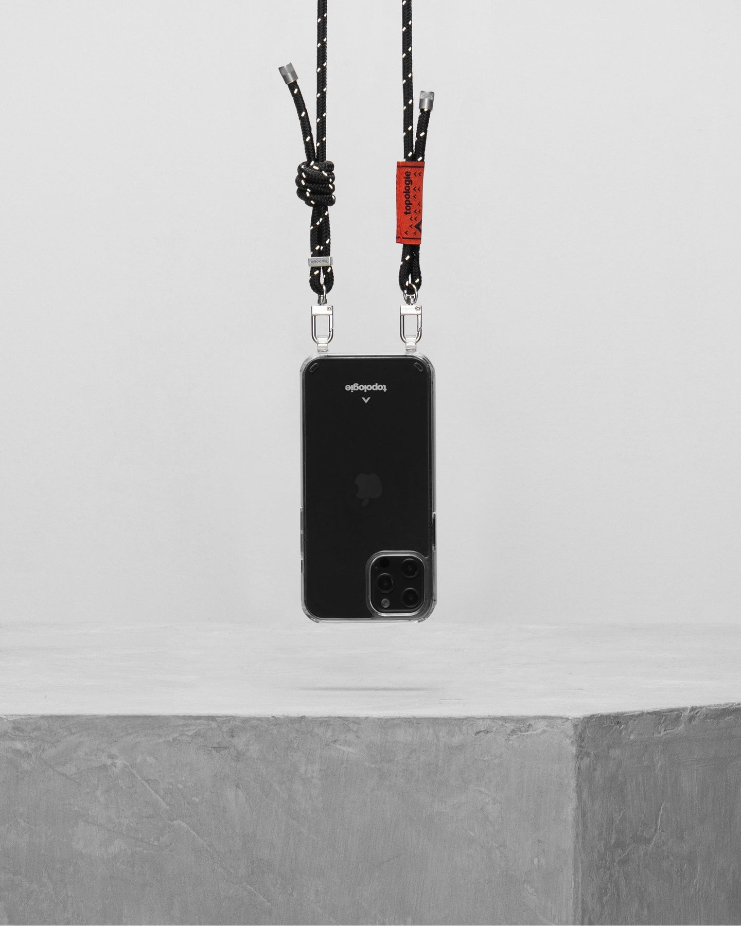 Verdon Phone Case / Clear / 6.0mm Rope / Black Reflective