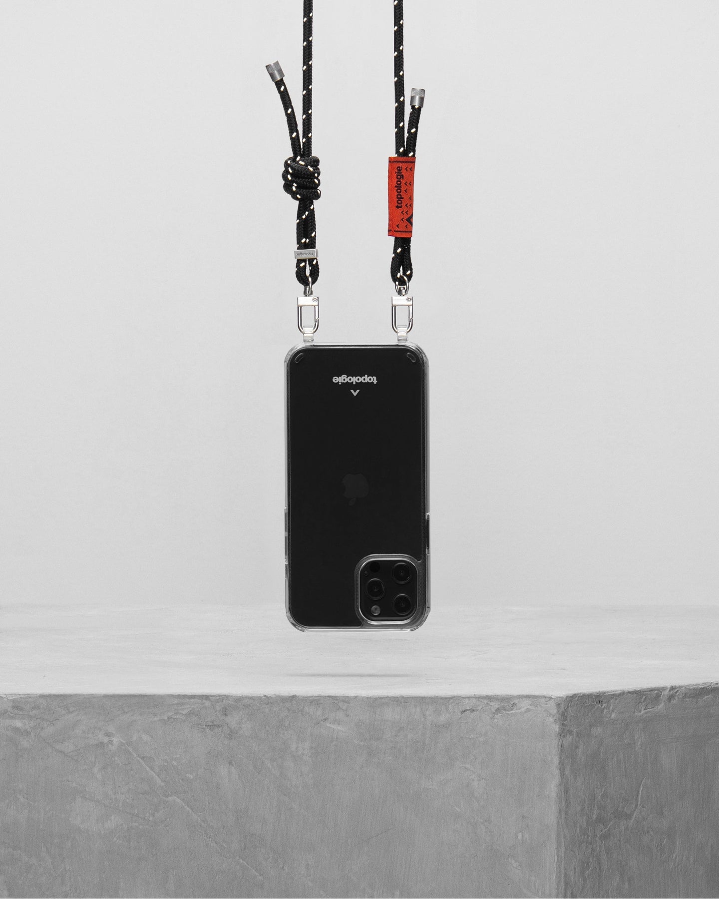 Verdon Phone Case / Clear / 6.0mm Rope / Black Reflective