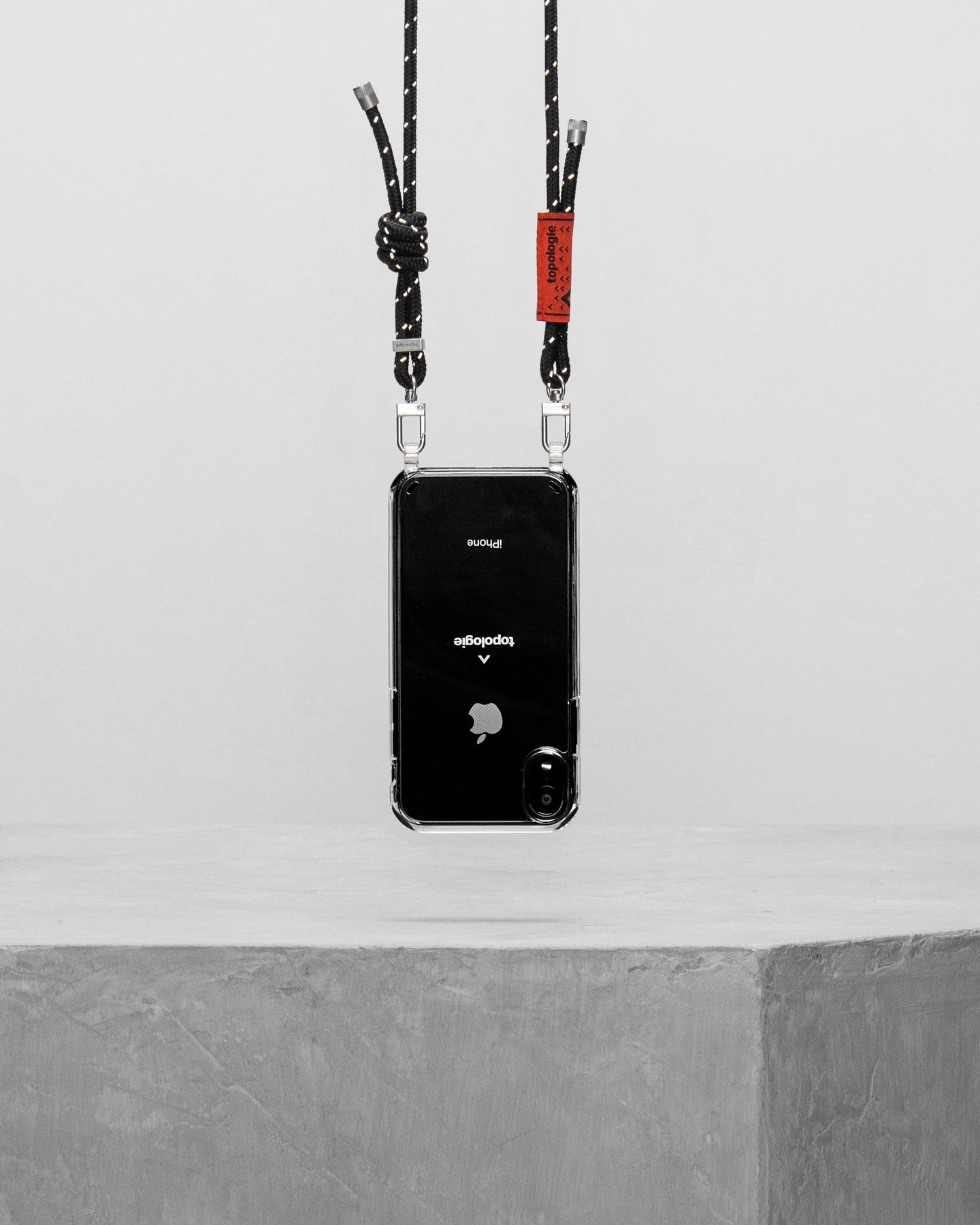 Verdon Phone Case / Clear / 6.0mm Rope / Black Reflective