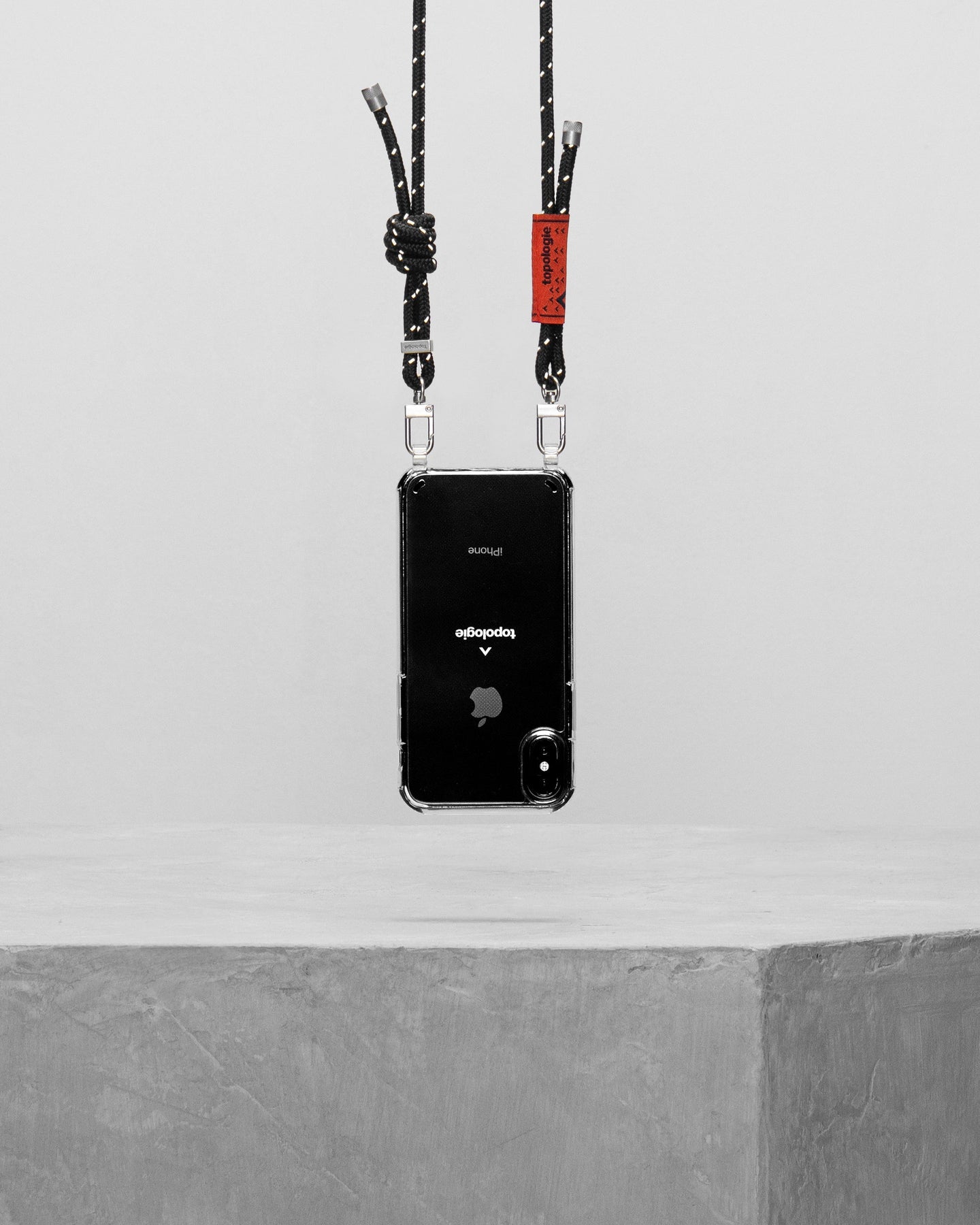 Verdon Phone Case / Clear / 6.0mm Rope / Black Reflective