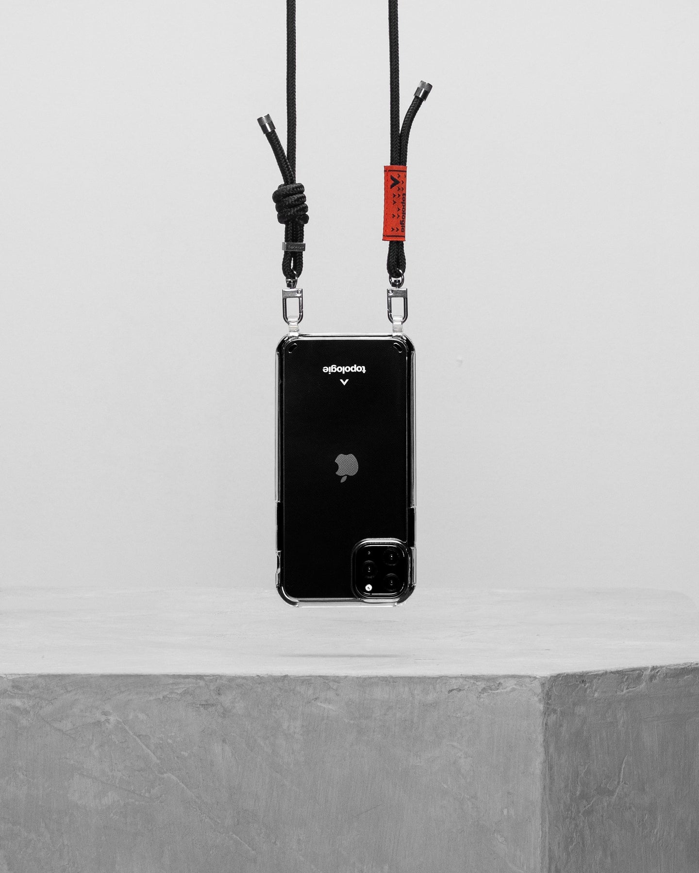 Verdon Phone Case / Clear / 6.0mm Rope / Black Solid