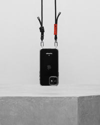 Verdon Phone Case / Clear / 6.0mm Rope / Black Solid