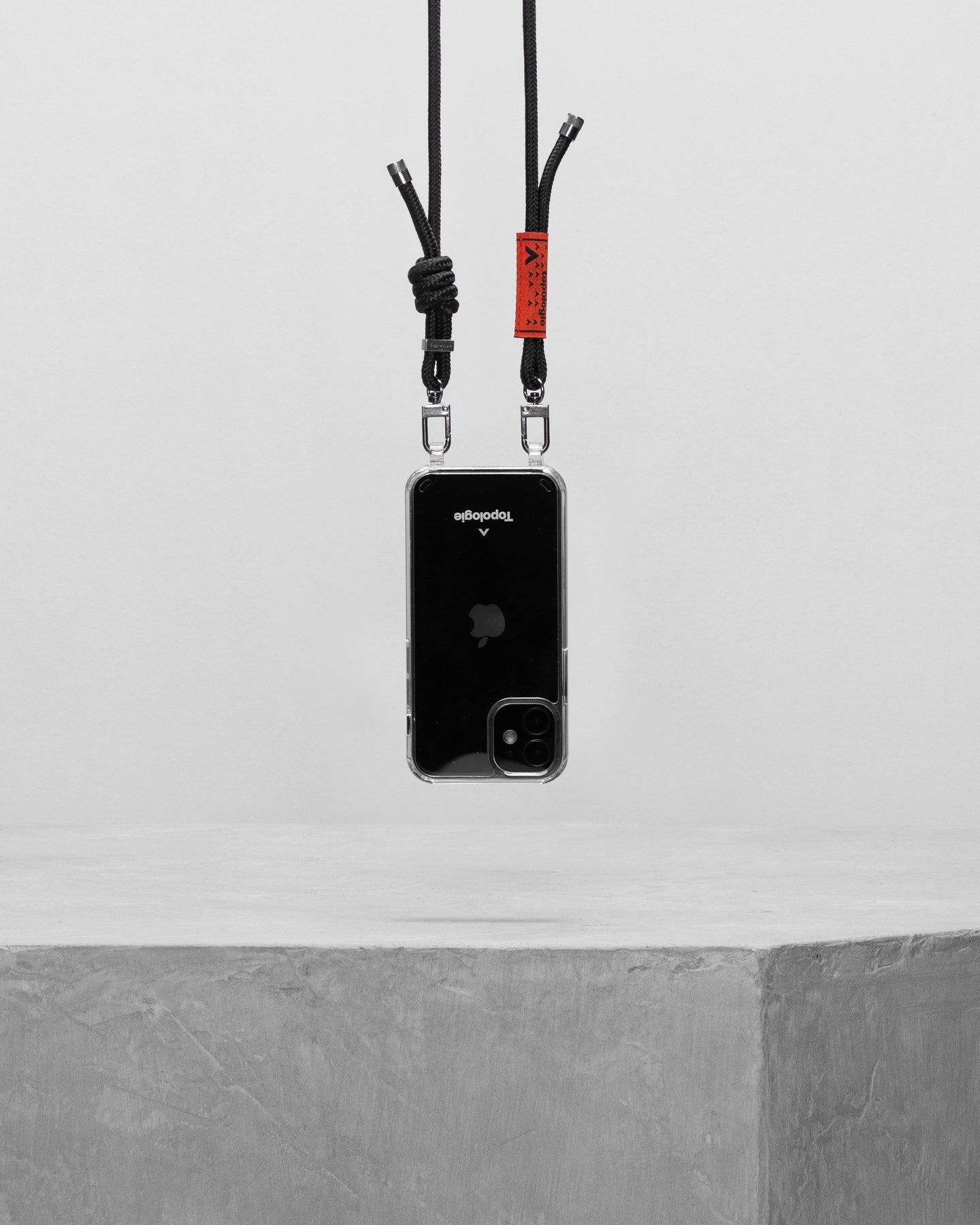 Verdon Phone Case / Clear / 6.0mm Rope / Black Solid
