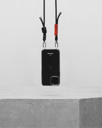Verdon Phone Case / Clear / 6.0mm Rope / Black Solid