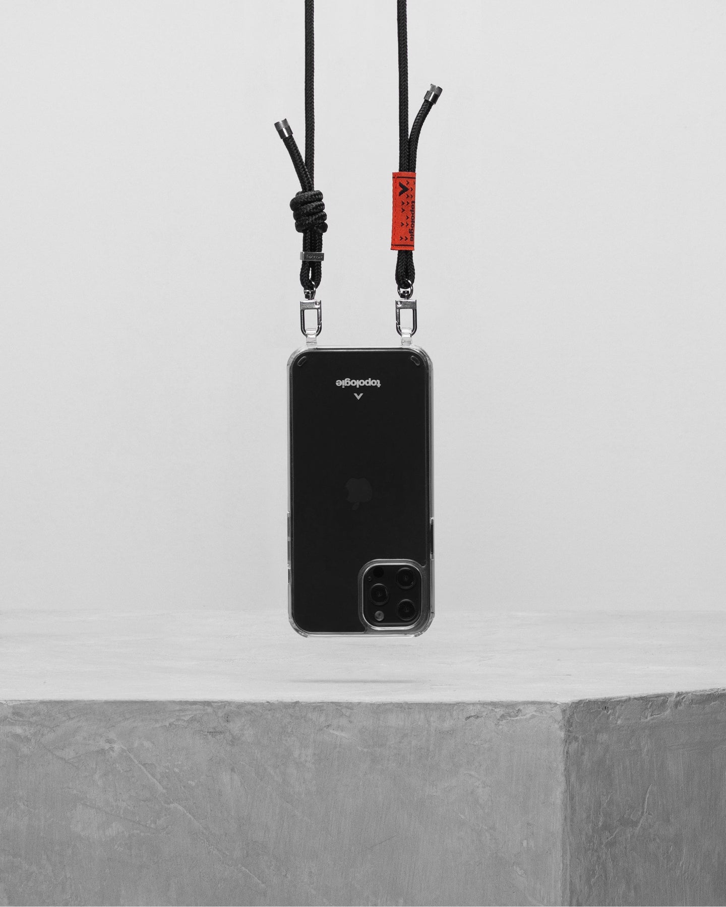 Verdon Phone Case / Clear / 6.0mm Rope / Black Solid