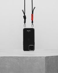 Verdon Phone Case / Clear / 6.0mm Rope / Black Solid