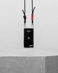 Verdon Phone Case / Clear / 6.0mm Rope / Black Solid