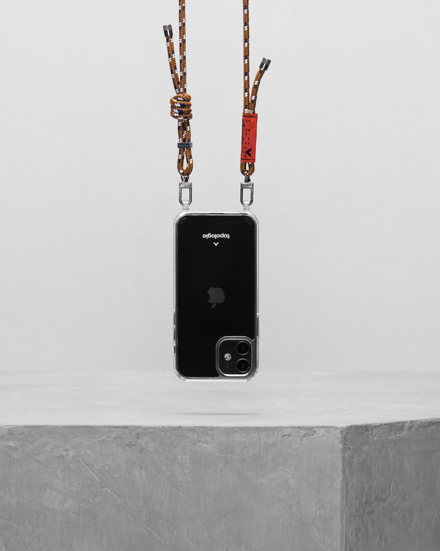 Verdon Phone Case / Clear / 6.0mm Rope / Brown Navy