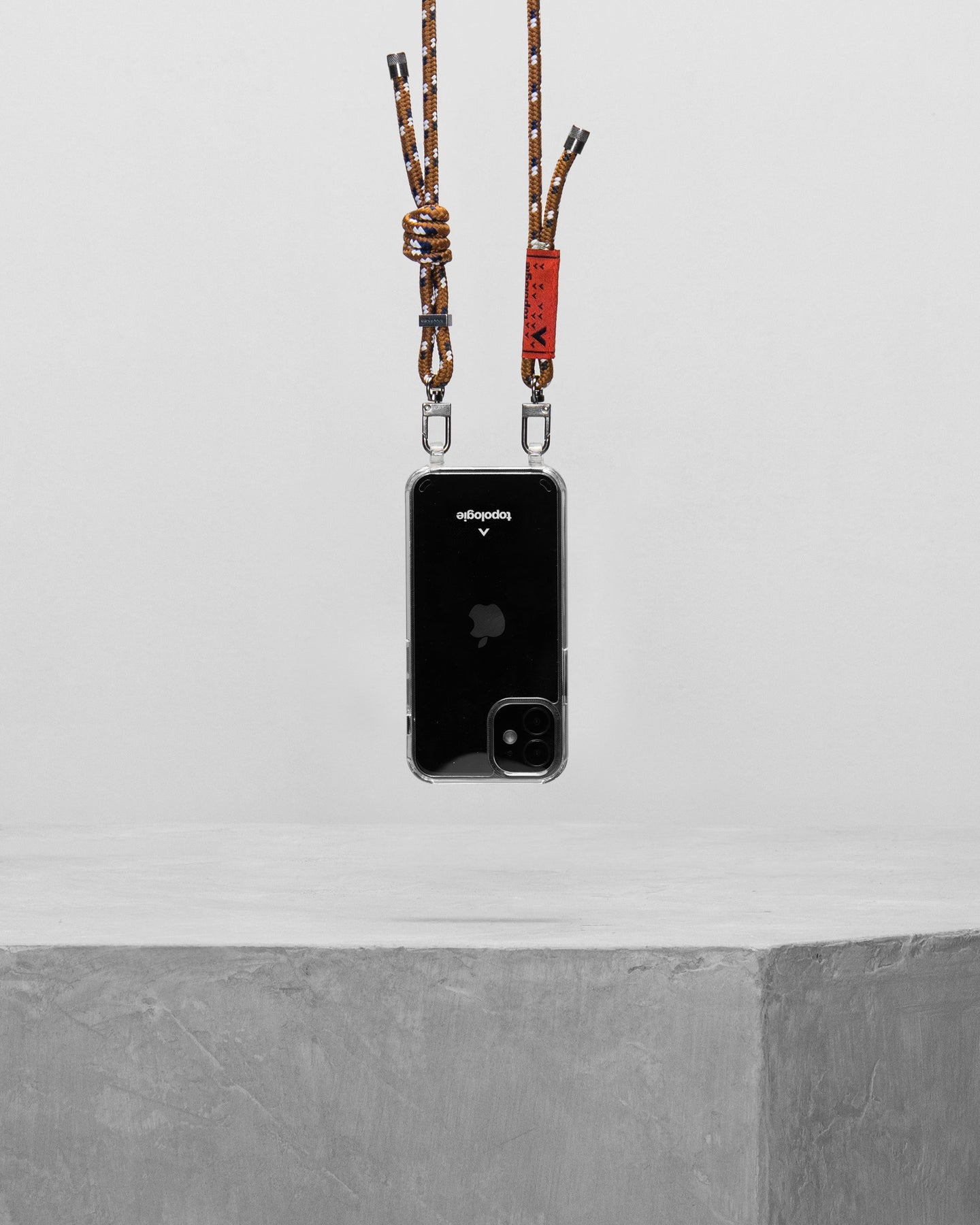 Verdon Phone Case / Clear / 6.0mm Rope / Brown Navy