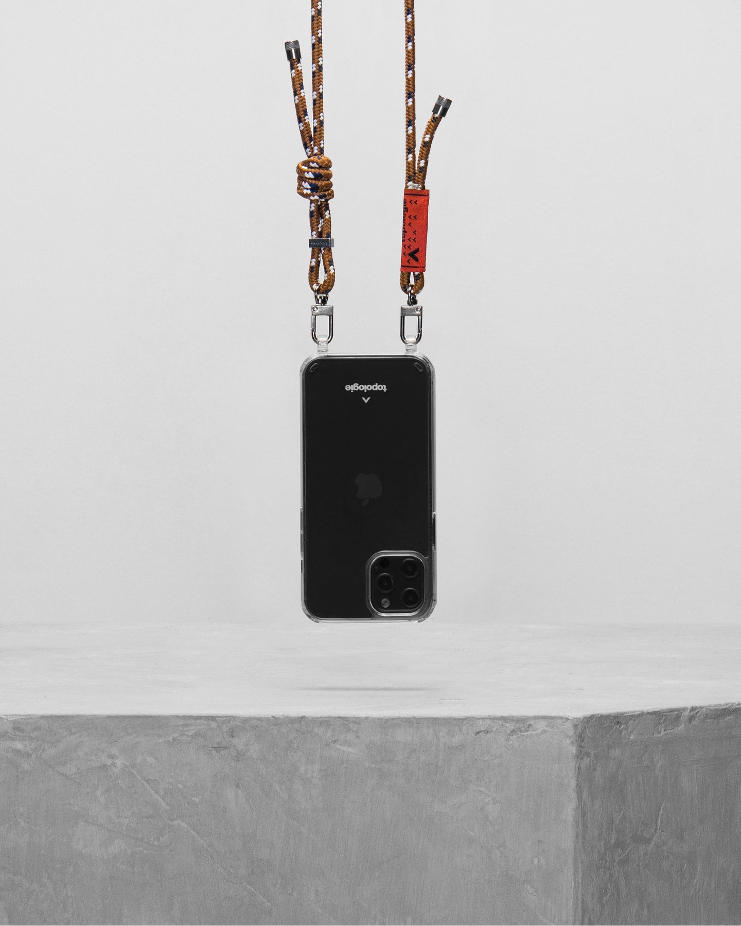 Verdon Phone Case / Clear / 6.0mm Rope / Brown Navy