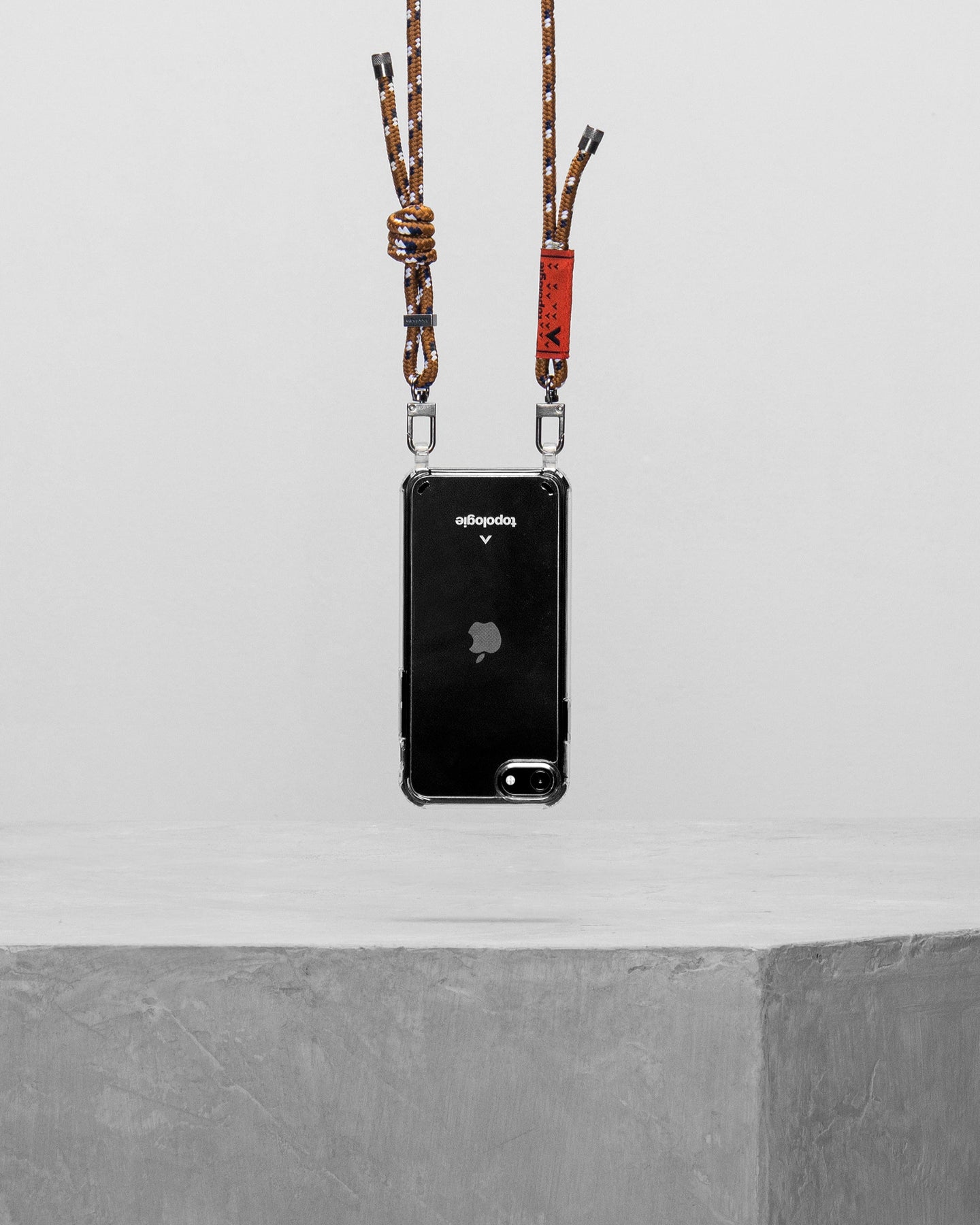 Verdon Phone Case / Clear / 6.0mm Rope / Brown Navy