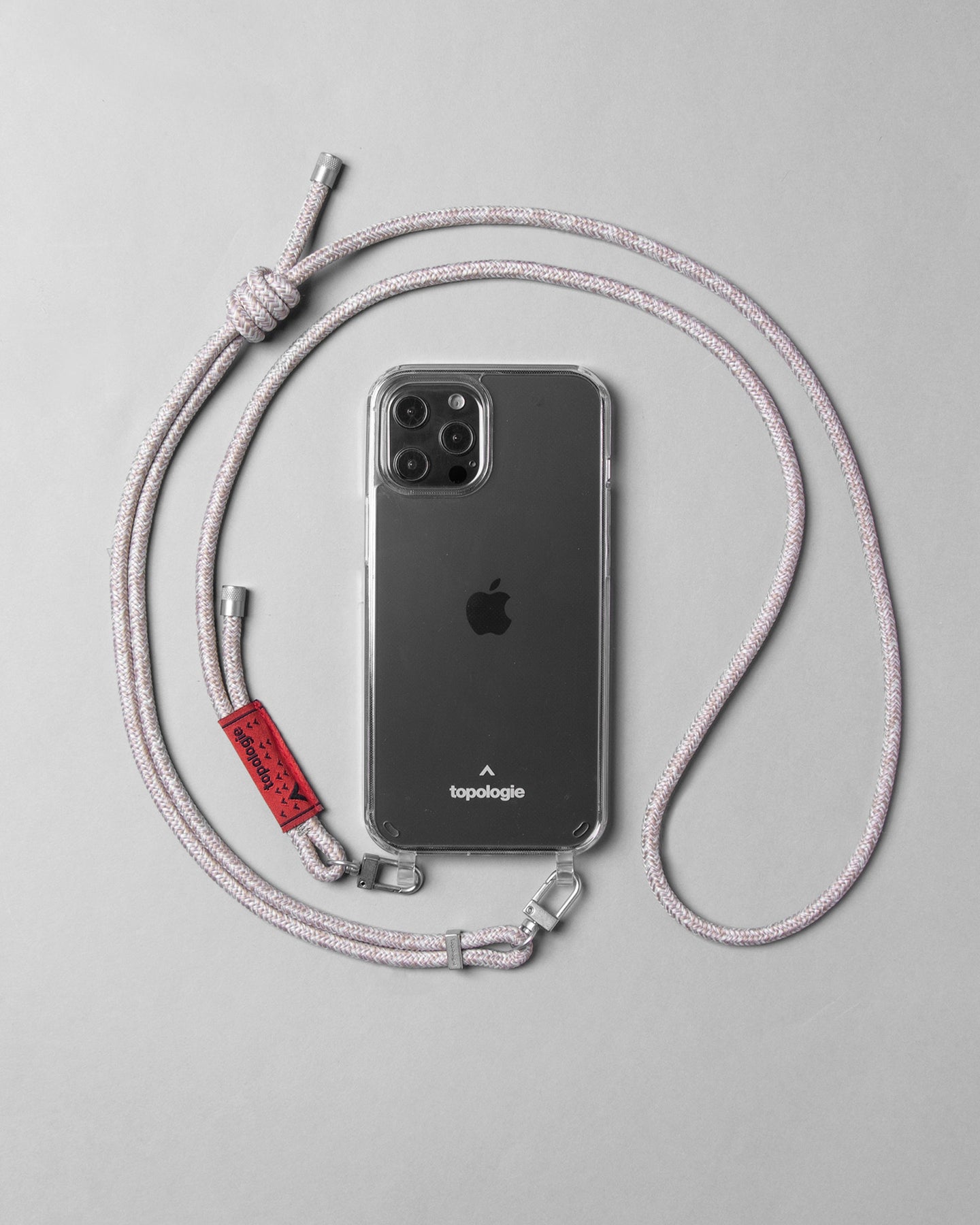 Verdon Phone Case / Clear / 6.0mm Rope / Beige Melange