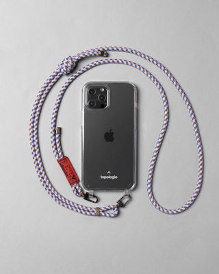 Verdon Phone Case / Clear / 6.0mm Rope / Beige Purple