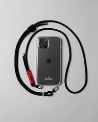 Verdon Phone Case / Clear / 6.0mm Rope / Black Solid