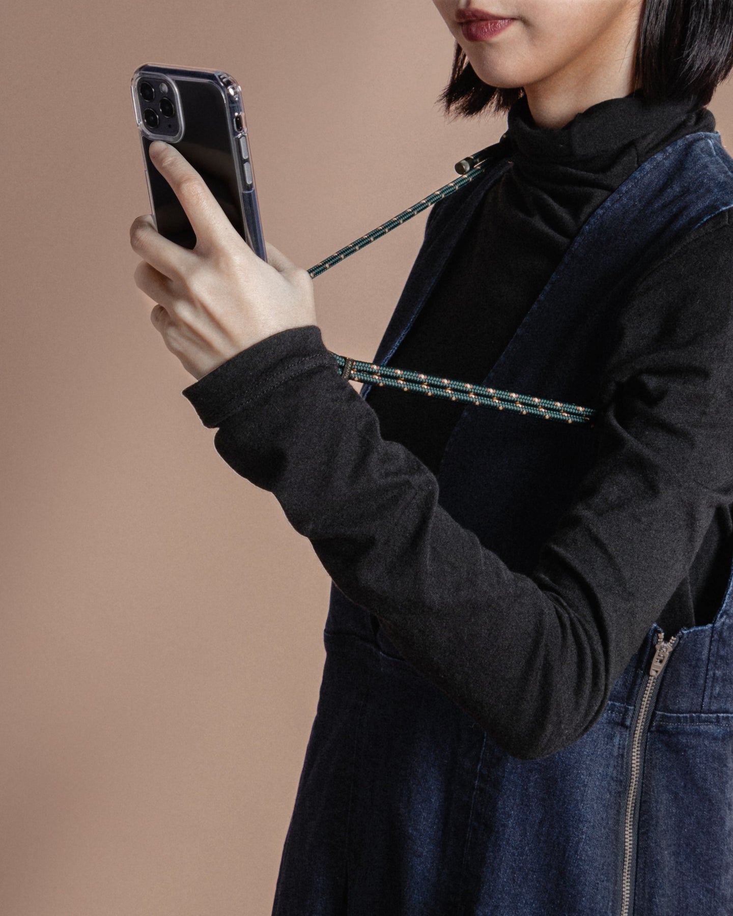 Verdon Phone Case / Clear / 6.0mm Rope / Forest