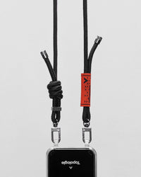 Verdon Phone Case / Clear / 6.0mm Rope / Black Solid