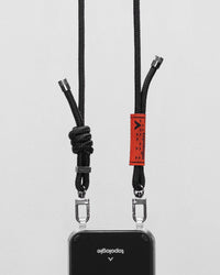 Verdon Phone Case / Clear / 6.0mm Rope / Black Solid