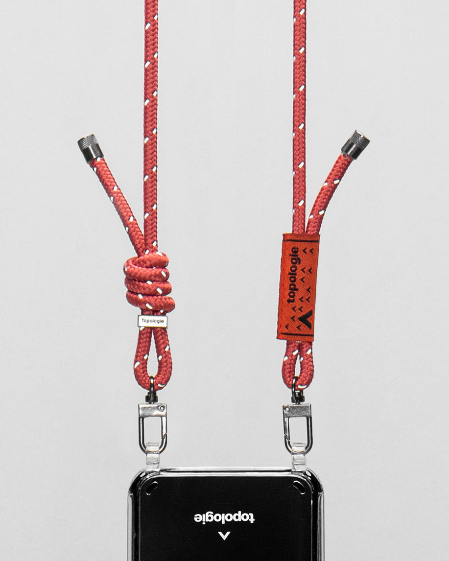 Verdon Phone Case / Clear / 6.0mm Rope / Brick Reflective