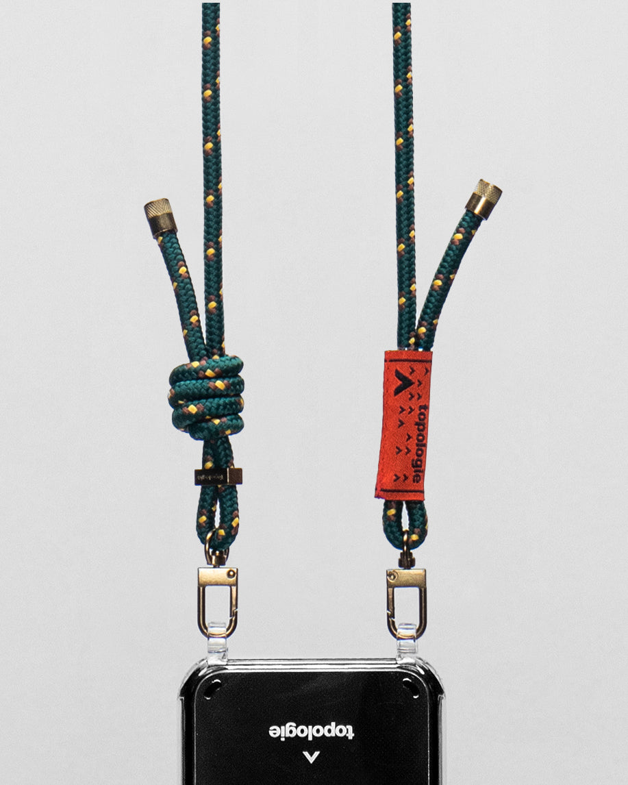 Verdon Phone Case / Clear / 6.0mm Rope / Forest