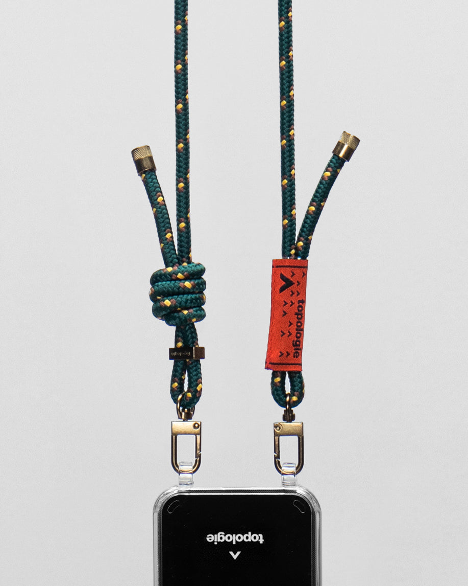 Verdon Phone Case / Clear / 6.0mm Rope / Forest