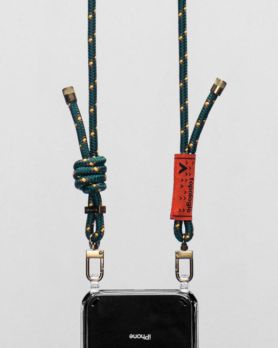 Verdon Phone Case / Clear / 6.0mm Rope / Forest