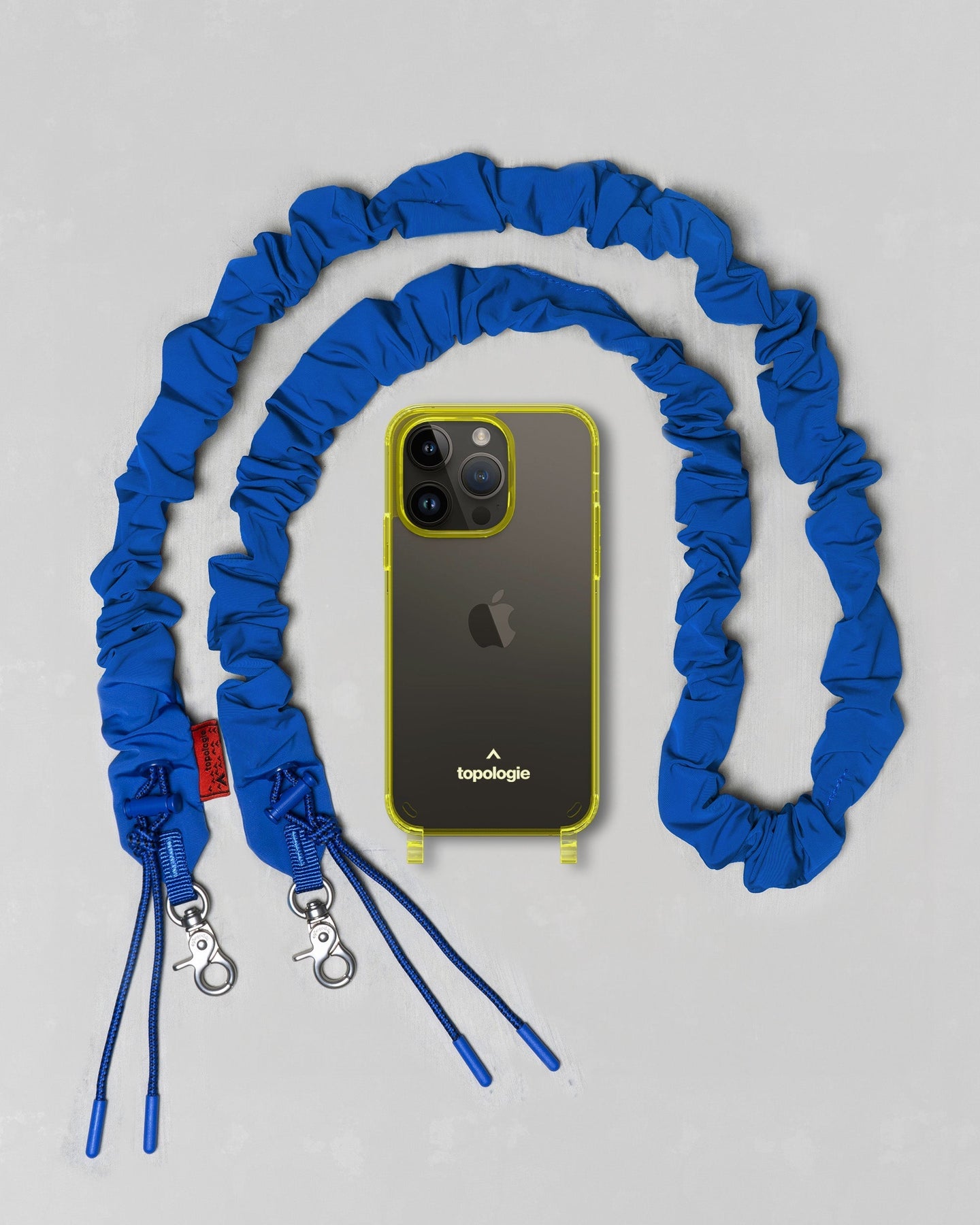 Verdon Phone Case / Neon Yellow / Bungee Strap / Future Blue