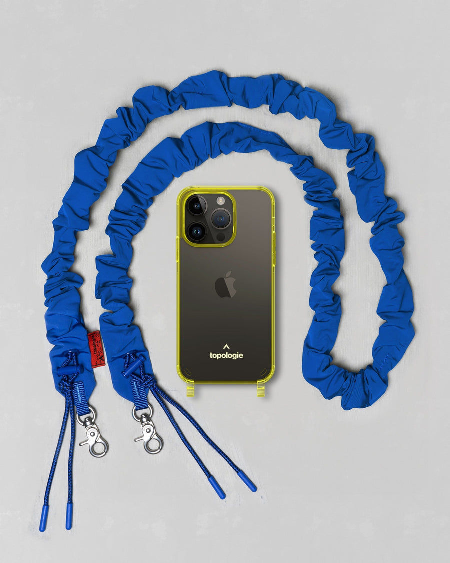 Verdon Phone Case / Neon Yellow / Bungee Strap / Future Blue