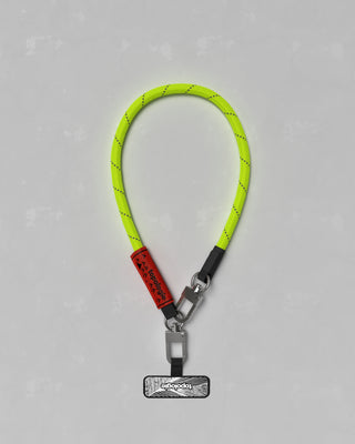Phone Strap Adapter / 8.0mm Wrist Strap Neon Yellow Reflective
