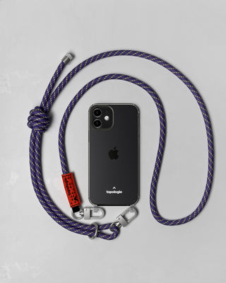 Verdon Phone Case / Clear / 8.0mm Rope / Black Purple